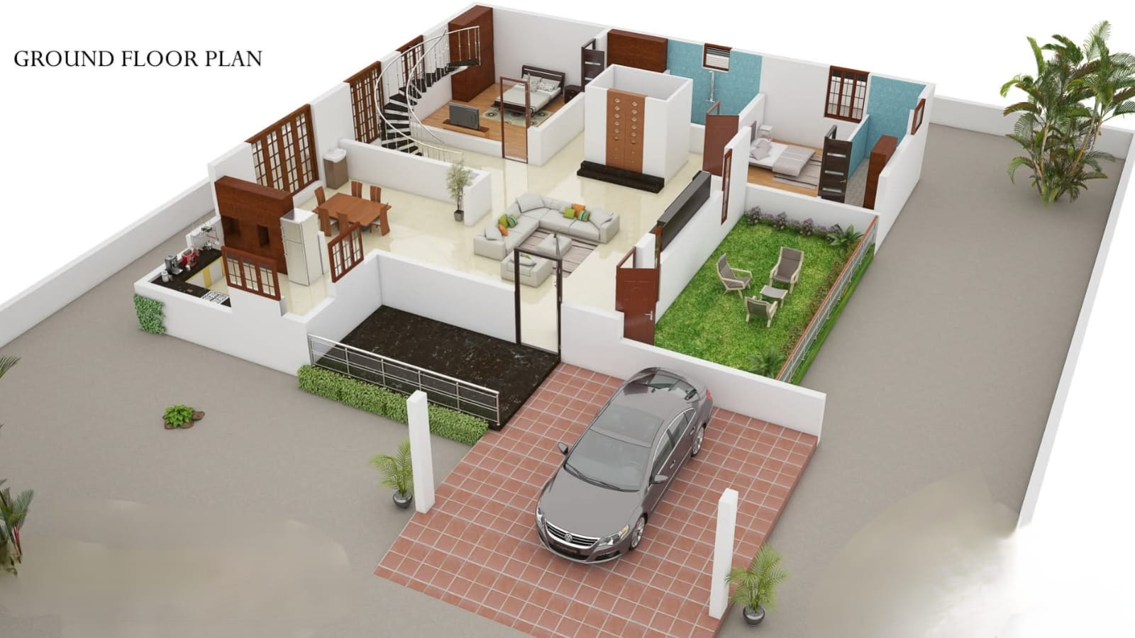 Technical execution of Drawing 3D Planning by Varaaha Builders & constructions