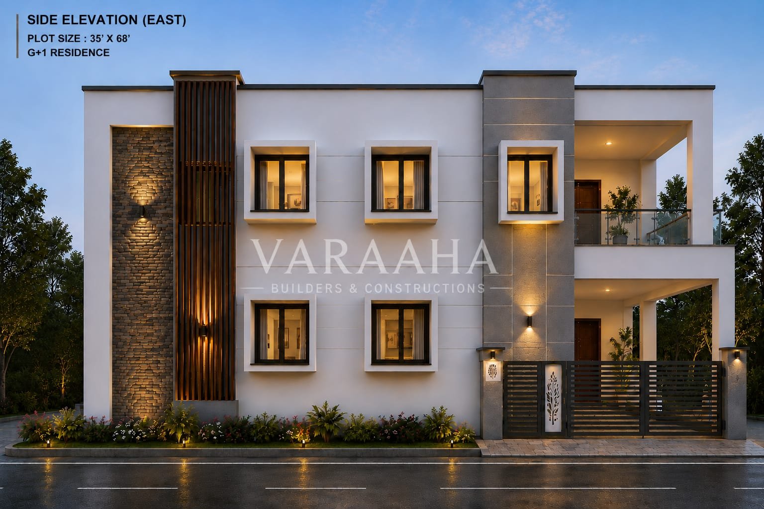 Architectural Exterior Elevation Drafting